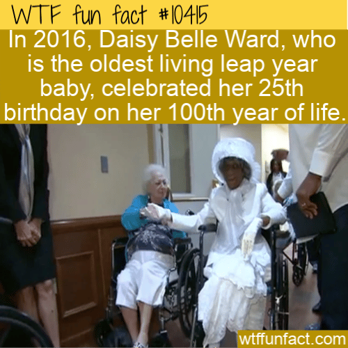 WTF Fun Fact - Oldest Leap Year Baby
