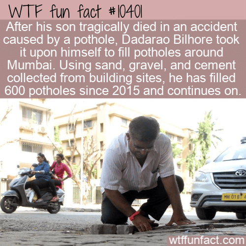 WTF Fun Fact - Pothole Filler