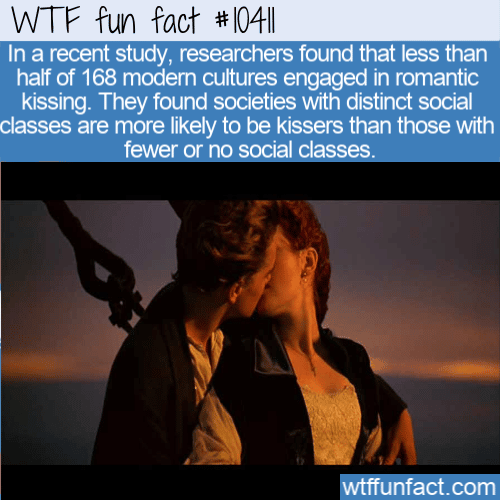 WTF Fun Fact - Romantic Kissing