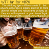 WTF Fun Fact – Minors Drinking In WI