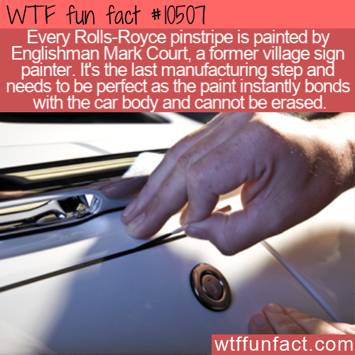 WTF Fun Fact - Rolls-Royce Pinstripe