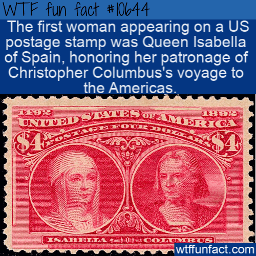 WTF Fun Fact - First Woman On US Stamp