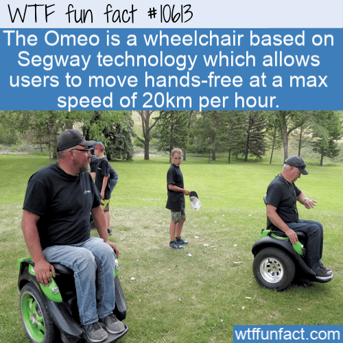 WTF Fun Fact - Omeo Hands-free Wheelchair