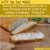 WTF Fun Fact – Gold For Bread