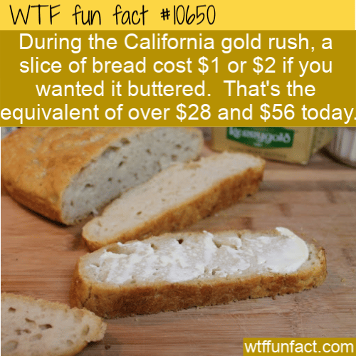 WTF Fun Fact - Gold For Bread
