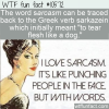 WTF Fun Fact – Sarcasm Etymology