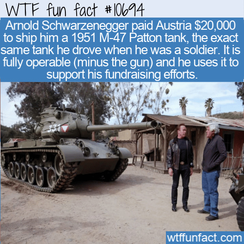 WTF Fun Fact - Arnold's Tank