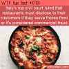WTF Fun Fact – Illegal Frozen Italian Food