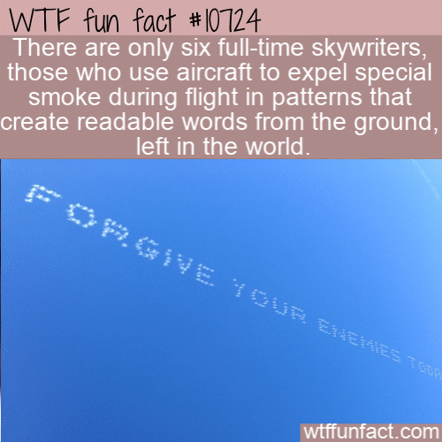 WTF Fun Fact - Skywriting