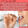 WTF Fun Fact – Chewing Gum Boost