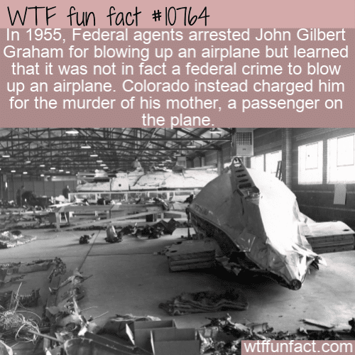 WTF Fun Fact - legality of blowing up a plane