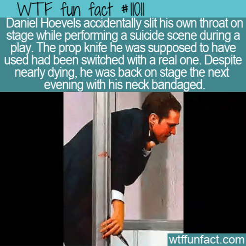 WTF Fun Fact - Actor Accidentally Slits Throat