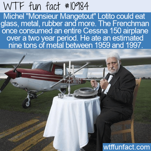 WTF Fun Fact - Don't Care What He Is Eating