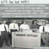 WTF Fun Fact – First VCR