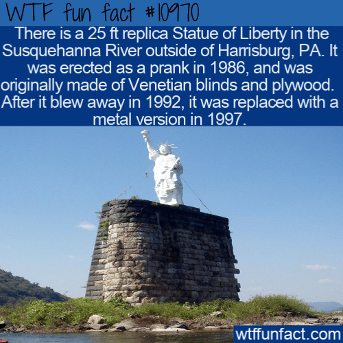 WTF Fun Fact - Mini Statue Of Liberty