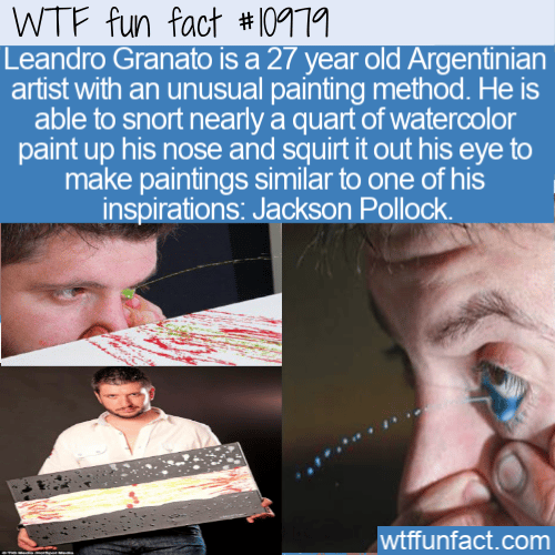 WTF Fun Fact - Paint By Own Eye