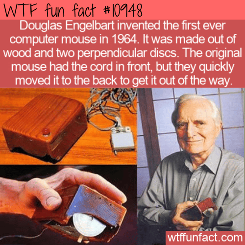WTF Fun Fact - Wooden PC Mouse