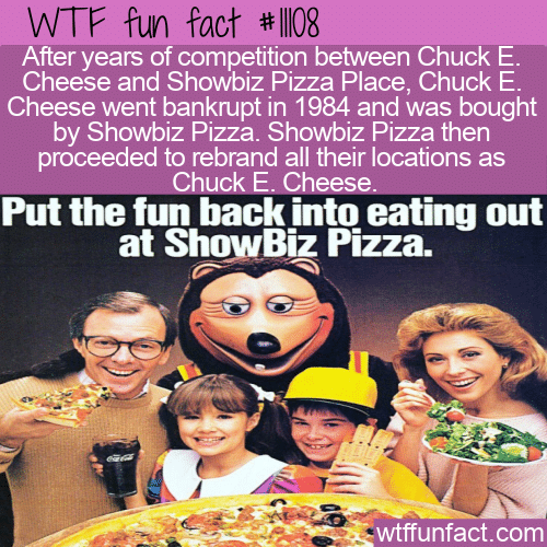 WTF Fun Fact - Chuck E. Cheese vs. Showbiz Pizza