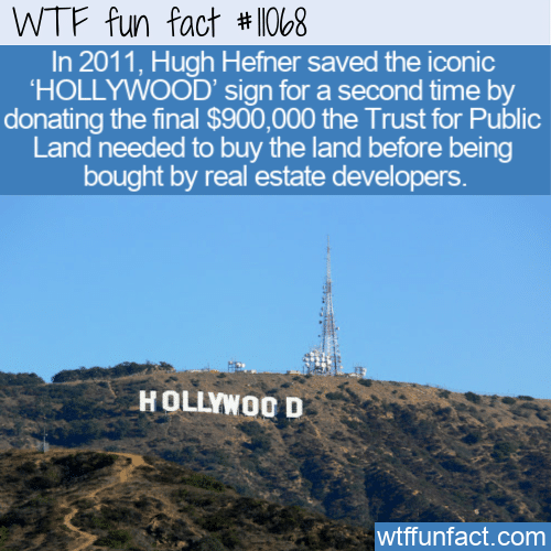 WTF Fun Fact - Donation To Save HOLLYWOOD