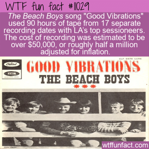 WTF Fun Fact - Good Vibrations Cost A Fortune