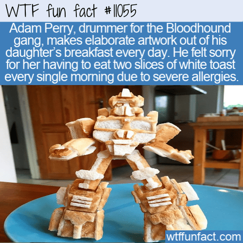 WTF Fun Fact - Toast Artwork