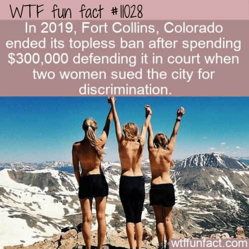 WTF Fun Fact - Topless Ban Ends