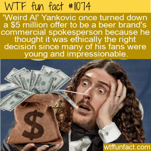 WTF Fun Fact - Weird Al Beer Money