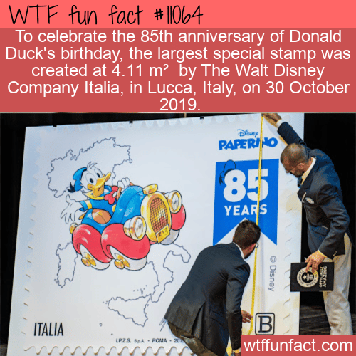 WTF Fun Fact - World's Largest Special Stamp