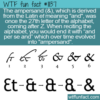 WTF Fun Fact – 27th Letter Of The Alphabet