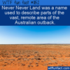 WTF Fun Fact – The Real Never Never Land