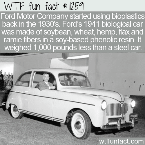 WTF Fun Fact - Bioplastic Ford