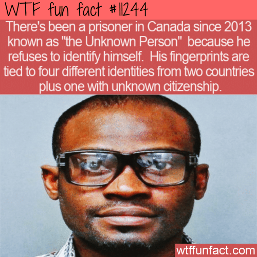 WTF Fun Fact - The Unknown Person