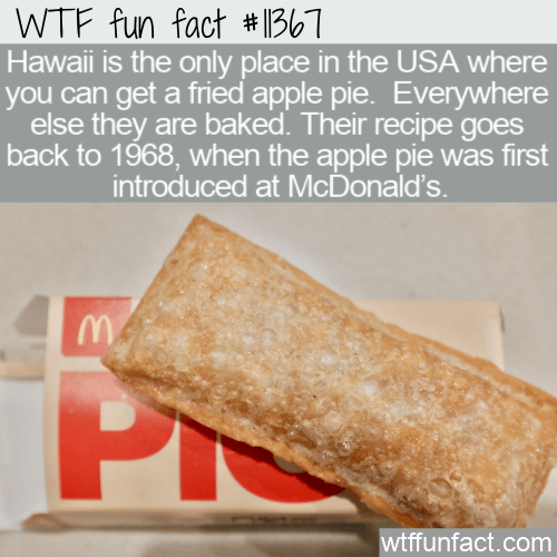 WTF Fun Fact - McDonald's Fried Apple Pies