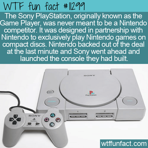 WTF Fun Fact - The Nintendo Sony Game Player