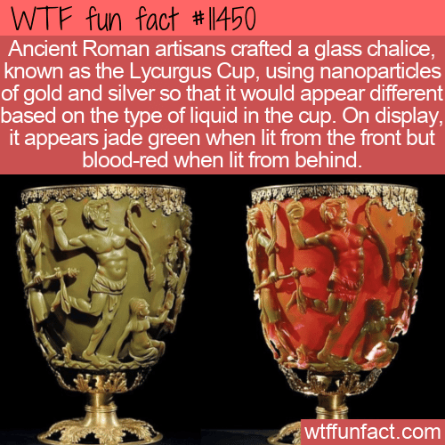 WTF Fun Fact - Ancient Romans Use Of Nanoparticles