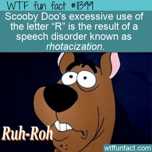 WTF Fun Fact - Scooby Doo's Speech Impediment