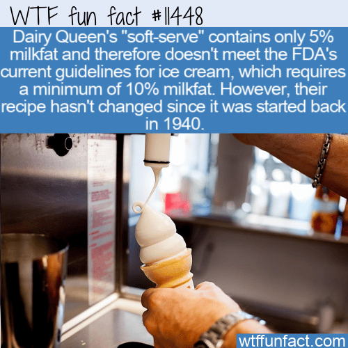 WTF Fun Fact - Soft-Serve vs. Ice Cream
