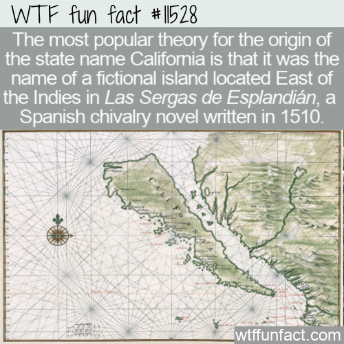 WTF Fun Fact - Origin Of California