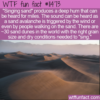 WTF Fun Fact – Singing Sand