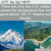 WTF Fun Fact – States  Never Above 100