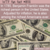 WTF Fun Fact –  Wealthy Ben Franklin