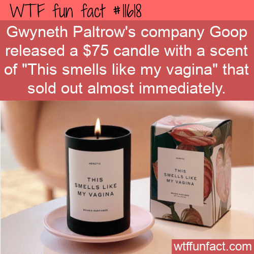 WTF Fun Fact - Goops Odd Candle Scents