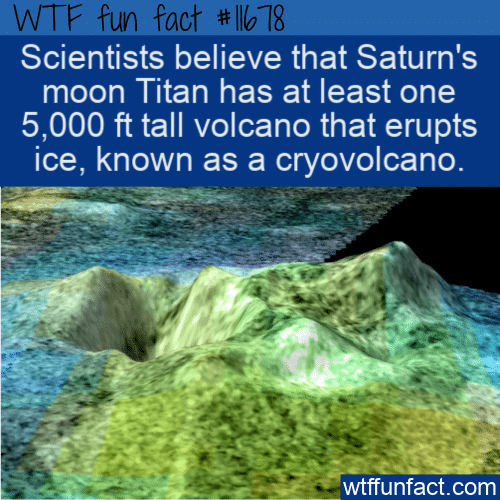 WTF Fun Fact - Titan's Cryovolcano