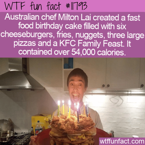 WTF Fun Fact - Fast Food Birthday Cake