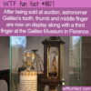 WTF Fun Fact – Galileo’s Fingers On Display