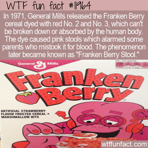 WTF Fun Fact - Franken Berry Stool