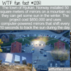 WTF Fun Fact -Rjukan’s Mirrors In The Mountains