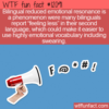 WTF Fun Fact – Bilingual Reduced Emotional Resonance