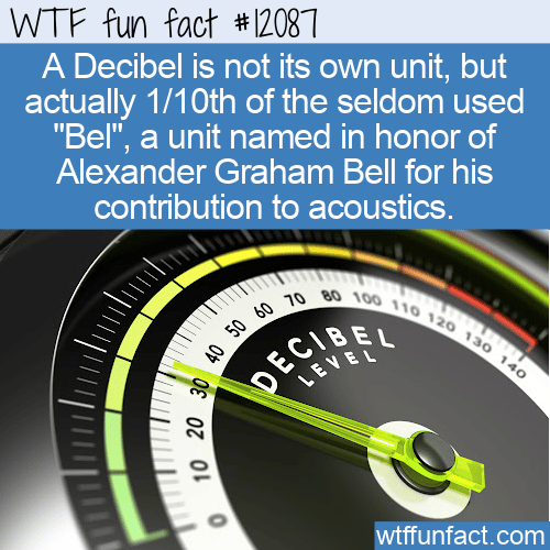 WTF Fun Fact - Decibel Or 1_10th Of A Bel