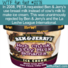 WTF Fun Fact – PETA Ice Cream Substitute Suggestion